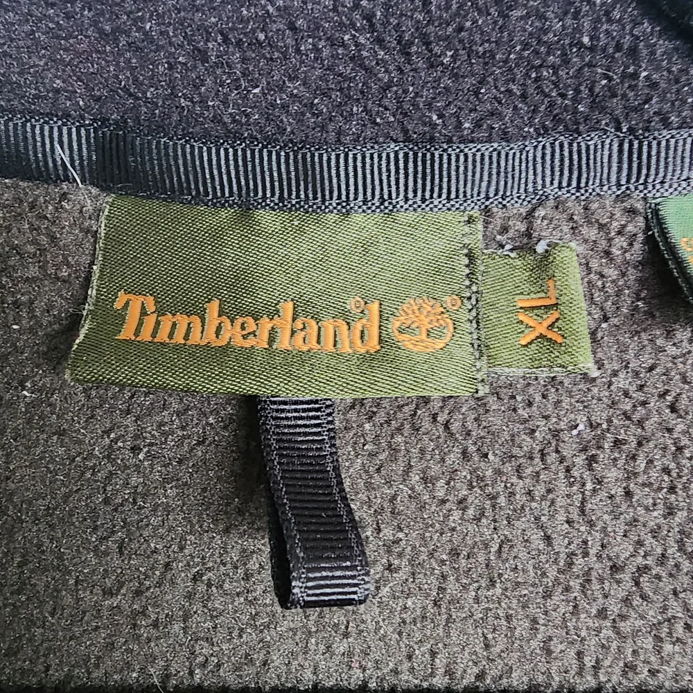 Timberland Size XL Polartec Fleece Vest Full Zip w/ Pockets Dark Forest Green - Picture 2 of 12